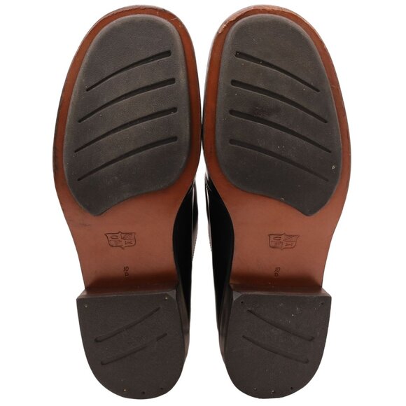 Cole Haan Mens 10D Black Leather Monk Strap Loafers Buckle Dress Shoes Slip-ons - Picture 2 of 13